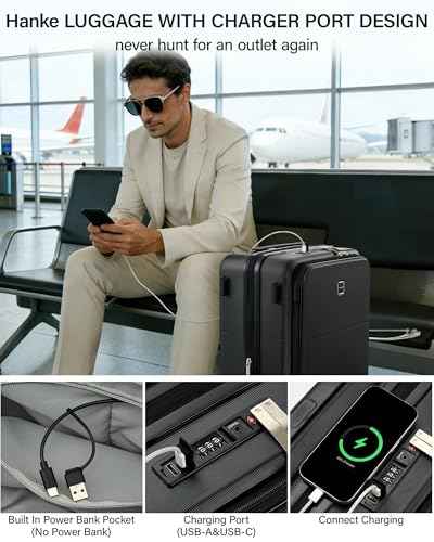 24 Inch Expandable Checked Luggage