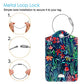 Luggage Tags Privacy Cover ID Label for Travel Bag Suitcase (2 Count)