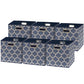 11 Inch Foldable Cube Storage Bins with Handle (6 Count)