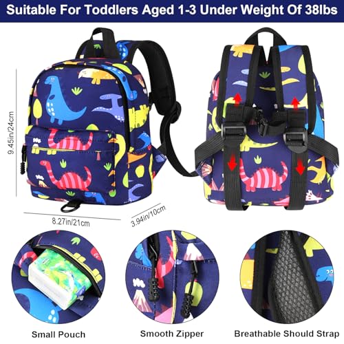 Toddler Backpack Leash with Anti Lost Wrist Link