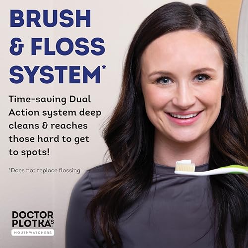 Soft Flossing Manual Toothbrush (4 Count)