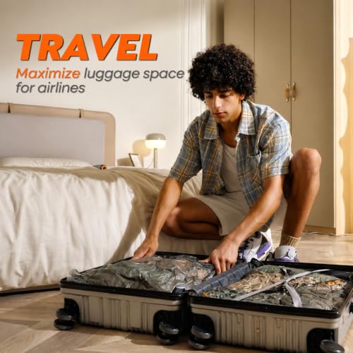 Rechargeable Wireless Pump Travel Storage Bags Set (15 Count)