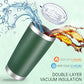 20 oz Tumblers Bulk Stainless Steel Tumbler with Lid (6 Count)