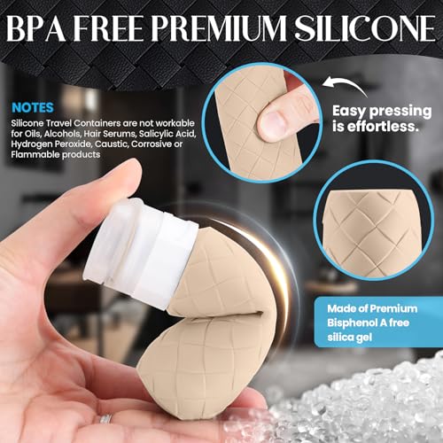 Travel Bottles for Toiletries (4 Count)