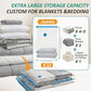 12 Jumbo Vacuum Storage Bags for Blankets & Bedding