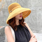 Women Mesh Crown Wide Brim Sun Hats Summer UV Protection UPF Hat for Beach Hiking Garden Travel Lawn Work Chin Strap
