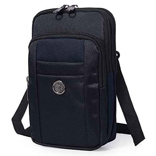Senient Wolf Waterproof Nylon Multifunctional Phone Crossbody Bag