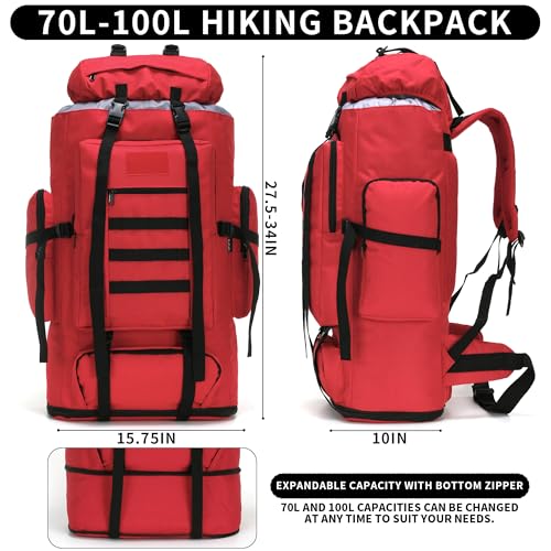Hiking Backpack for Men 70L