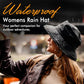 Women's Waterproof UPF 50+ Wide Brim Packable Rain Hat