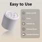 Portable Baby Sound Machine Mini White Noise Machine with 30 Soothing Sounds for Newborn Kids Adults Rechargeable Sleep Brown Noise Machine 4 Timers Memory Function for Travel Camping Home Office