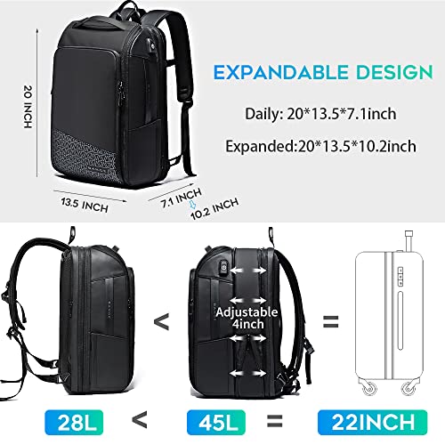 45L Expandable Travel Backpacks