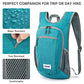 10 15L Small Rucksack Foldable Backpack Lightweight Packable Daypack Travel Outdoor Hiking Shoulder Bag