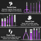 Manicure Set 16Pcs Professional Stainless Steel Pedicure Kit Mens Grooming Kit Fingernail & Toenail Clippers Set Manicure Kit with Luxurious Travel Bag