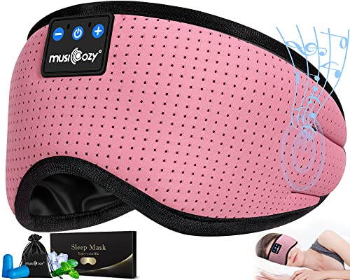 Sleep Headphones Bluetooth 5.4 Sleep Mask with HD Sound