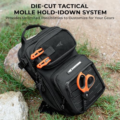 BlowBak Fishing Sling Bag With Rod Holder
