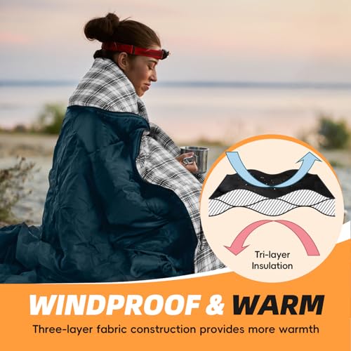 Flannel Sleeping Bag for Adults XL
