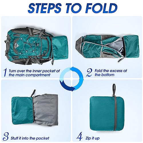 Hiking Backpack 40L Packable Lightweight Camping Daypack Men Women