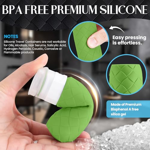 Travel Bottles for Toiletries (4 Count)