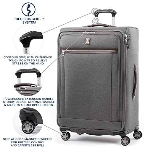 Platinum Elite Checked Luggage Spinner