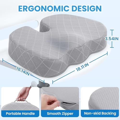 Memory Foam Office Chair Seat Cushion