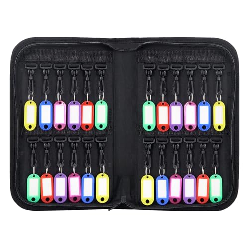 Portable Zippered Key Organizer