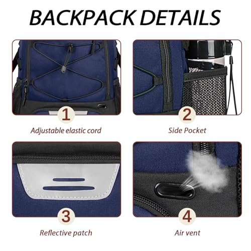 Basketball Backpack with Ball Compartment
