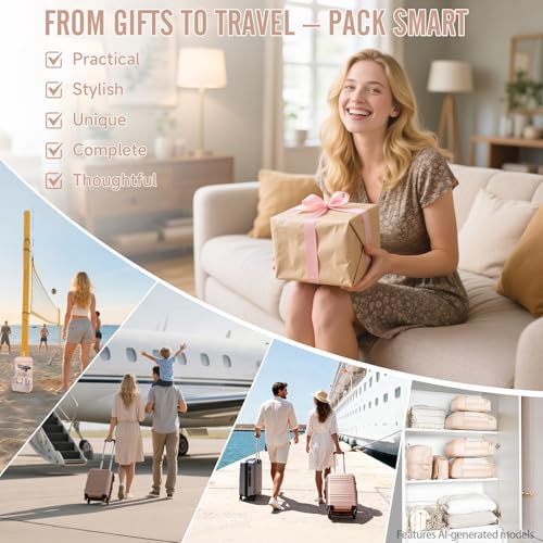 8 Set Packing Cubes for Travel Essentials (8 Count)