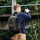 Black Canvas Camera Backpack