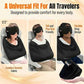 2 Pack 3-in-1 Airplane Sleep Support System - Plane Sleeping Accessories with Memory Foam Long Haul Flight Pillow, Adjustable Travel Eye Mask, and Blanket-Like Body Sling - Fits in Carry On (2 Count)