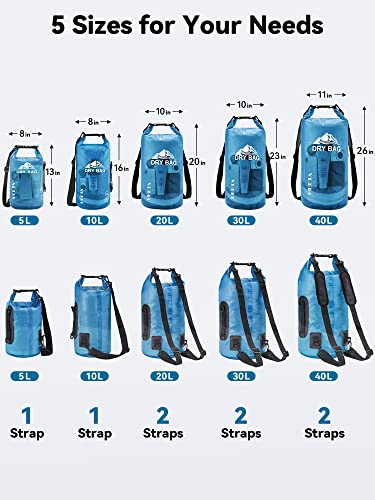 Dry Bag Waterproof Backpack with Phone Case