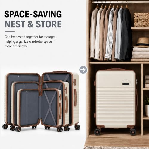 Luggage Sets 5 Piece (5 Count)