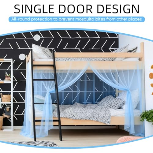 Blue Mosquito Net for Bed