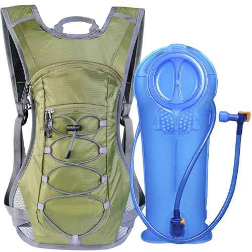 Hydration Pack Backpack with 70 oz 2L Water Bladder for Running