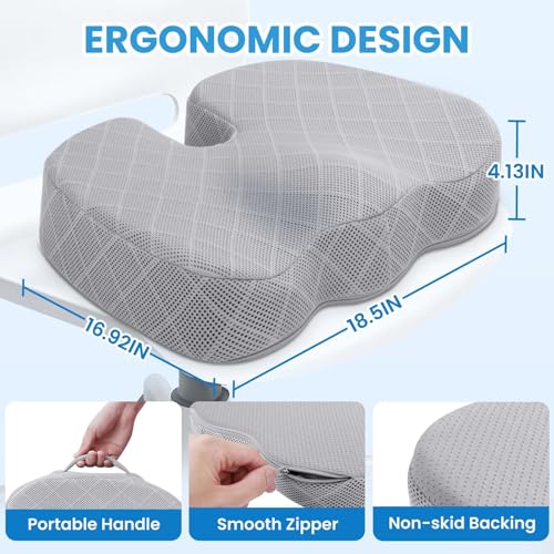 Memory Foam Office Chair Seat Cushion