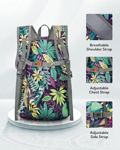 Small Lightweight Packable Hiking Backpack Foldable Travel Daypack
