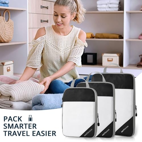 6 Set Compression Packing Cubes for Travel (6 Count)