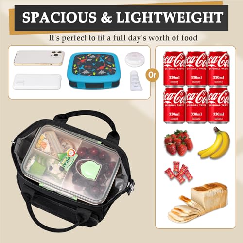 Small Lunch Bag Lightweight Insulated Lunch Box for Women Work Portable Soft Cooler for Picnic Travel Road Trips