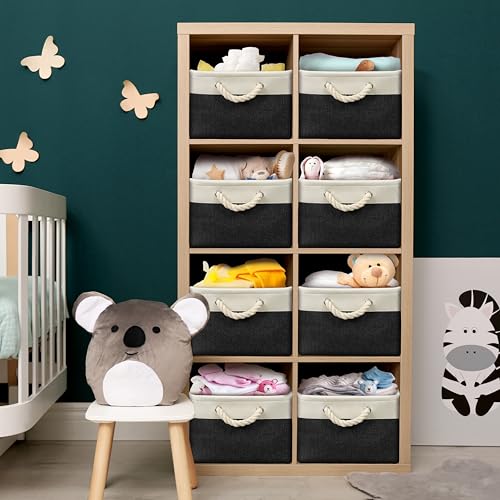 15.7" x 12" Wide & Low Fabric Storage Bin (3 Count)