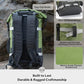 30/40/55L Waterproof Dry Backpack & Phone Case - Large Floating Dry Bag for Kayaking, Travel, Hiking, Fishing, Camping, Motorcycles & Beach, Heavy-Duty Roll Top Men/Women (Green)