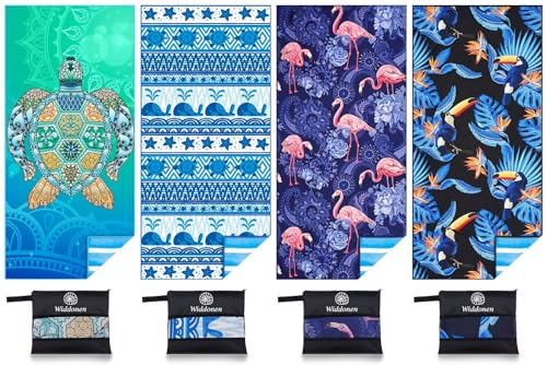 Microfiber Beach Towel (4 Count)
