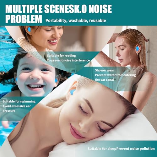 Ultra Soft Noise Cancelling Sleeping Ear Plugs (72 Count)