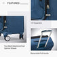 Solyte DLX Softside Expandable Luggage with Spinner Wheels