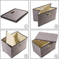 Large Collapsible Storage Bins with Lids [3 (3 Count)