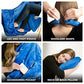 Lightweight Airplane & Travel Blanket with Foot Pockets