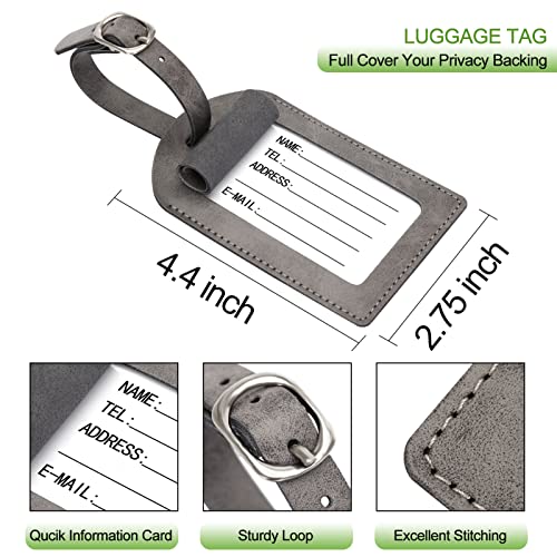 Passport Holder With Luggage Tag (4 Count)