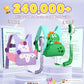 3 in 1 Toddler Harness Leash with Key Lock for Girls Cute Unicorn