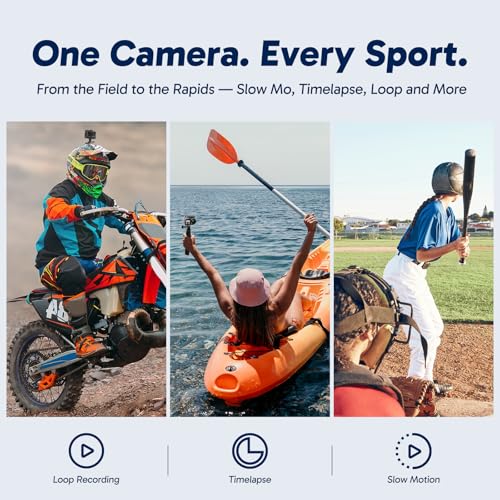 Brave 4 Pro Action Camera with Selfie Stick Tripod Carry Bag Bundle