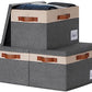 Fabric Storage Bins with Lids 3 Pack