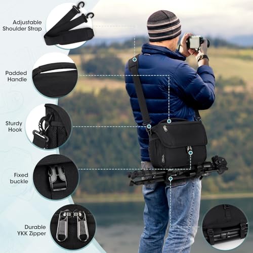 Camera Bag DSLR SLR Mirrorless Camera Case for Photographer