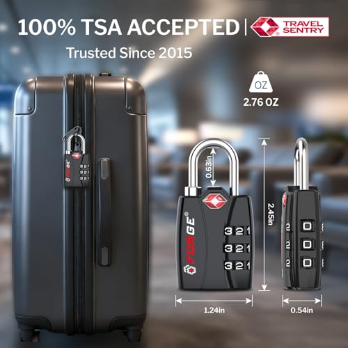 TSA Approved Luggage Locks (2 Count)
